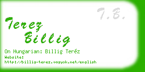 terez billig business card